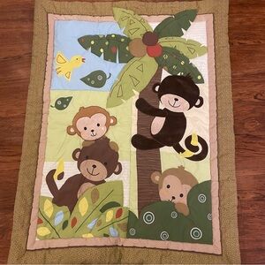 Jungle Animals crib bedding set